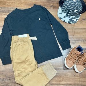 EEUC Boys 3T long sleeve Ralph Lauren outfit